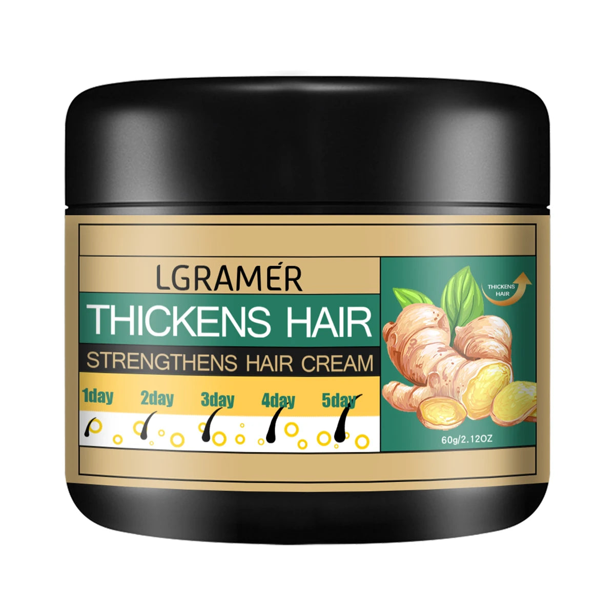 Le revitalisant capillaire au gingembre améliore la sécheresse et le ramification nourrit et renforce les racines des cheveux, hydrate les follicules pileux, unisexe