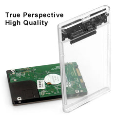 Boîtier de disque dur USB 3.0, boîtier de disque dur SATA SSD de 2.5 pouces avec vitesse de transfert de 5Gbps, boîtier externe Mobile, câble de boîtes de disque dur