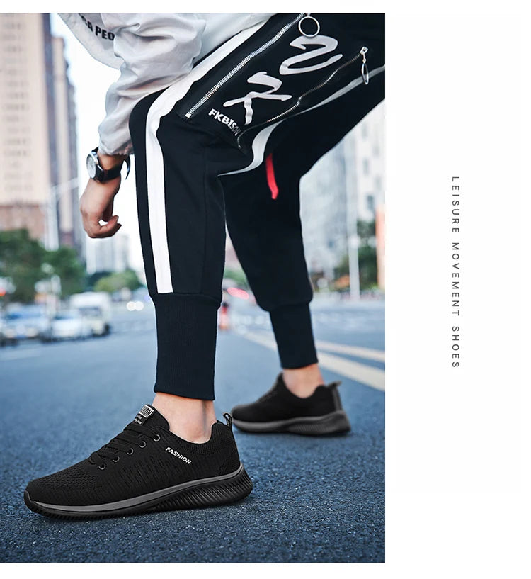 Men's Lightweight Running Shoes, Classic Mesh Walking Shoes, Breathable Casual Shoes, Men's Fashion Moccasin Sneakers