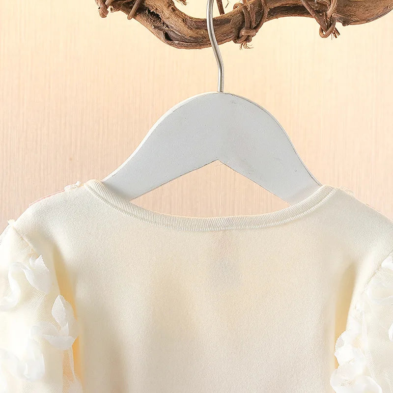 Robe d'automne pour filles, nouveau Style, robe de princesse élégante pour enfants, vêtements pour bébés, grand nœud