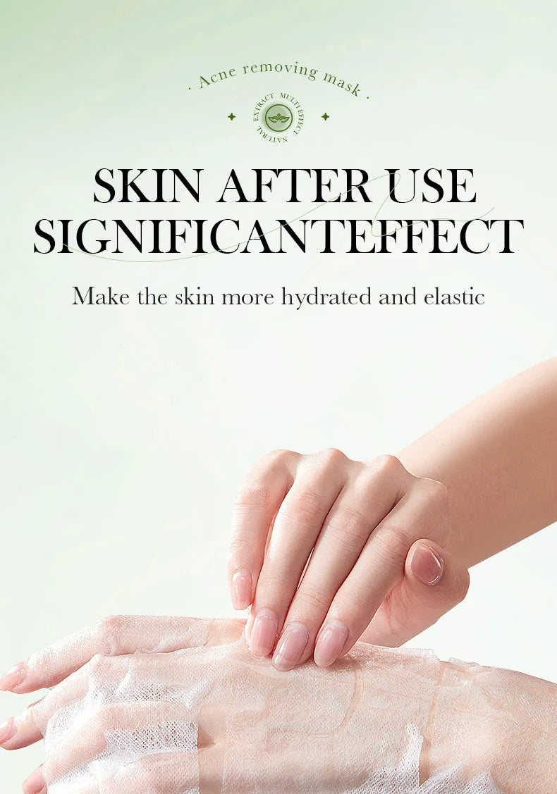 5 pièces SADOER acide salicylique masque Facial hydratant nourrissant raffermissant hydratant masques pour le visage masque en feuille soins de la peau