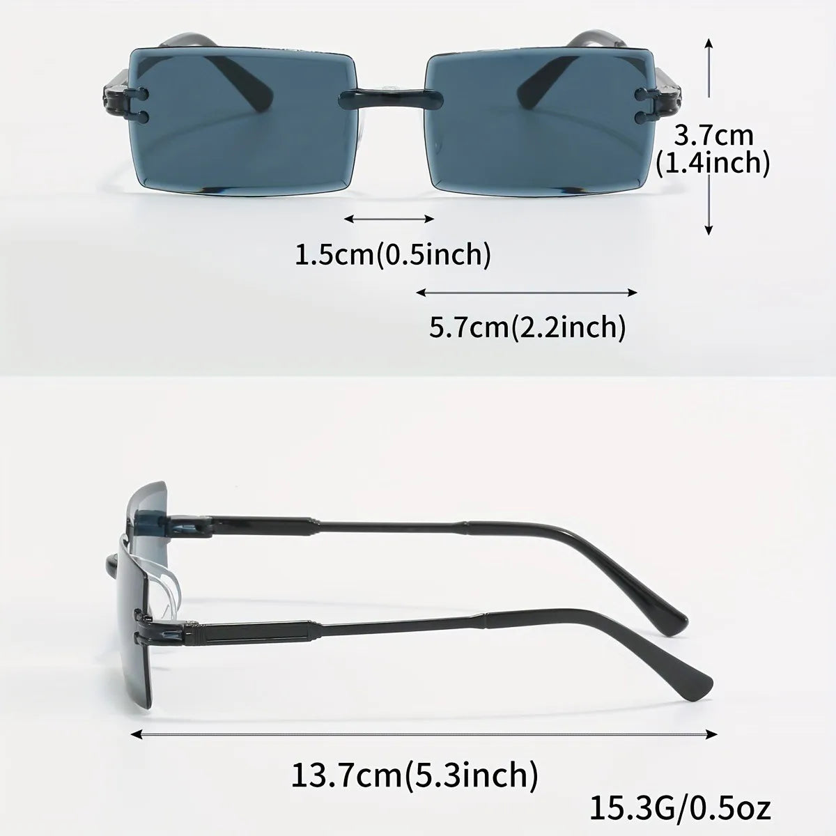 Lunettes de soleil rectangulaires pour femmes et hommes, 6 pièces, mignonnes, couleur bonbon, nuances décoratives, UV400