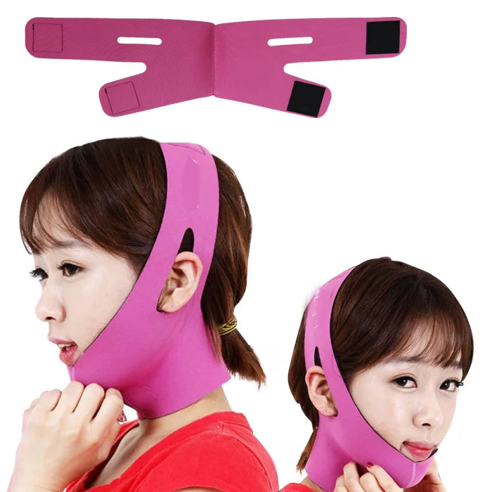 Bandage élastique amincissant pour le visage, ligne en V, façonnant le menton et les joues, ceinture de Massage du visage, soins de la peau, outils de beauté
