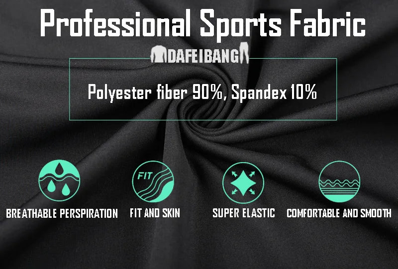 New Men's Thermal Underwear Sets, Compression Sports Suit, Sweat-Wicking, Quick-Drying Thermal Underwear, Men's Long Johns Sets