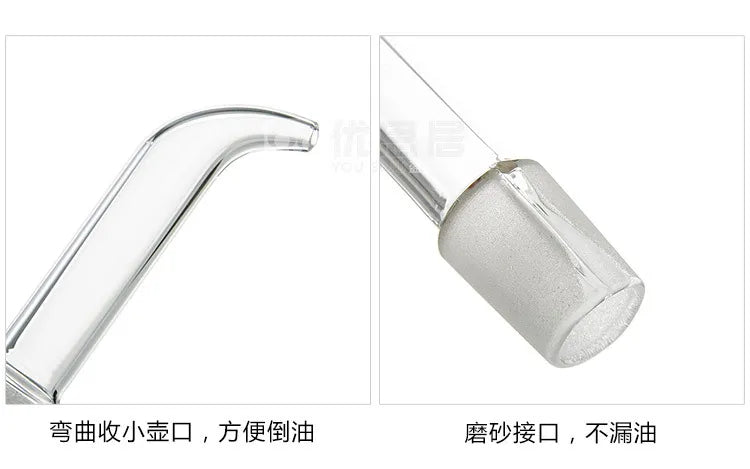 Pot d'huile en verre à haute teneur en Borosilicate, Pots d'huile et de vinaigre anti-fuite pour la cuisine, Pot de Sauce soja, réservoir d'huile, bouteille d'huile d'assaisonnement