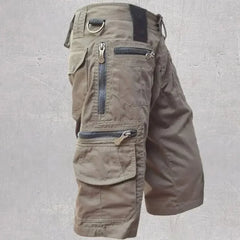 Pantalones cortos hombre short de Jogging pour hommes couleur unie multi-poches été décontracté short Cargo droit hommes Shorts