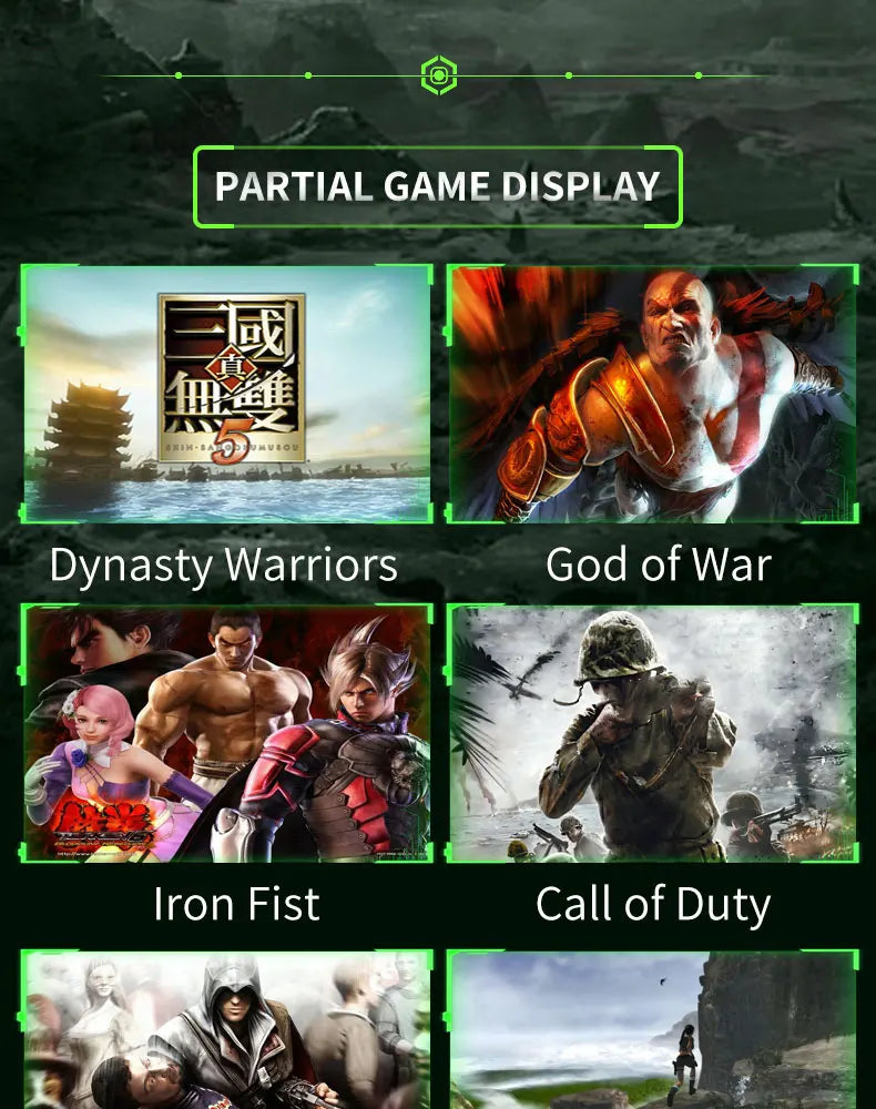 Coopreme Y7 Super TV Game Box HD sortie Joystick double contrôleur combat maison X7 Console de jeu PSP 10000 + de jeu