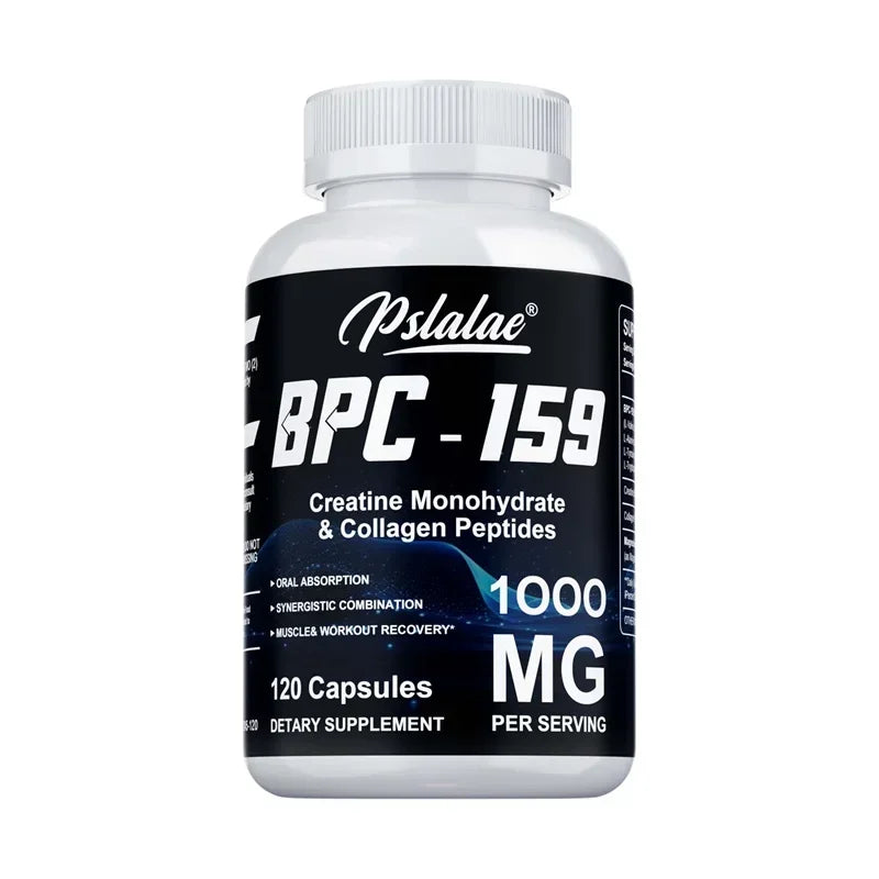 BPC-159, créatine monohydrate et peptides de collagène – Soutient la récupération musculaire et athlétique, améliore l'énergie et l'endurance