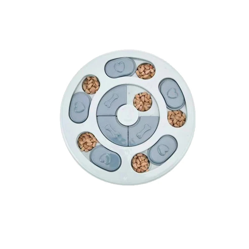 Mangeoire Interactive pour Animaux de Compagnie, Jouet pour Chien et Chiot, Distributeur de Nourriture Intellectuel