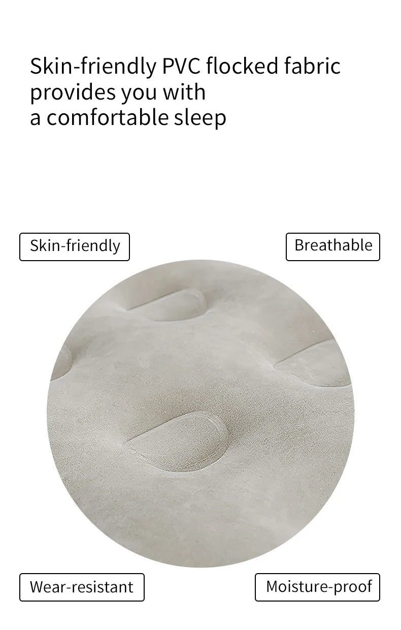 Matelas pneumatique intérieur tapis de Glamping matelas de couchage gonflable en PVC tapis de lit de Camping de luxe pour 2 personnes tapis épais à pompe intégrée