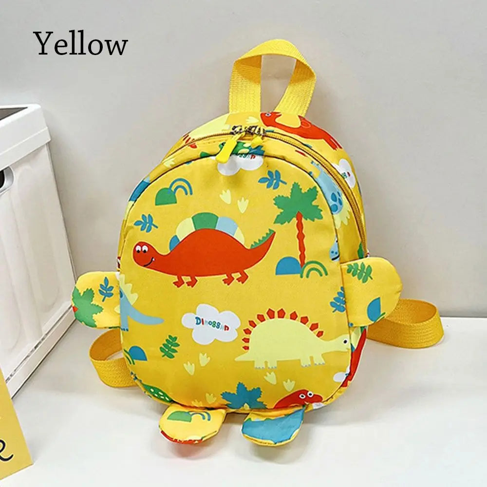 Sac à dos en nylon de dinosaure de dessin animé animal de maternelle, cartable pour enfants, petits sacs Kawaii d'école pour garçons et filles