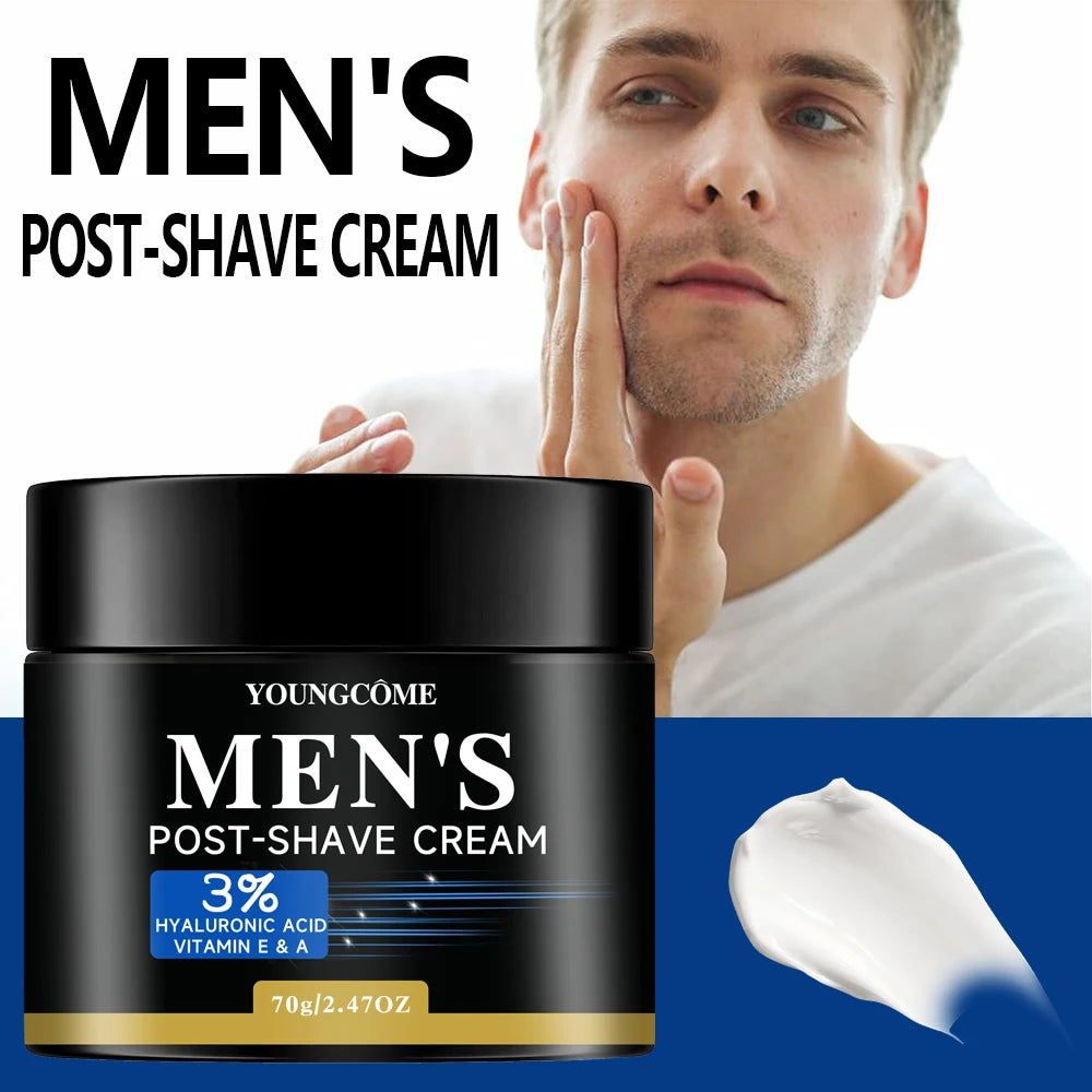 YOUNGCÃME Après-rasage pour hommes Baume, calme et apaise la peau endommagée, les rougeurs, les brûlures de rasoir et autres irritations de rasage 1,41/2. Fl Oz