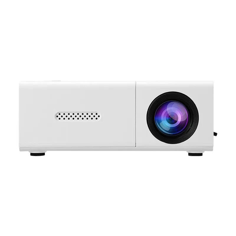 Mini projecteur portable avec prise en charge Full HD 1080P - Comprend une télécommande, alimenté par USB, idéal pour les smartphones et les appareils USB