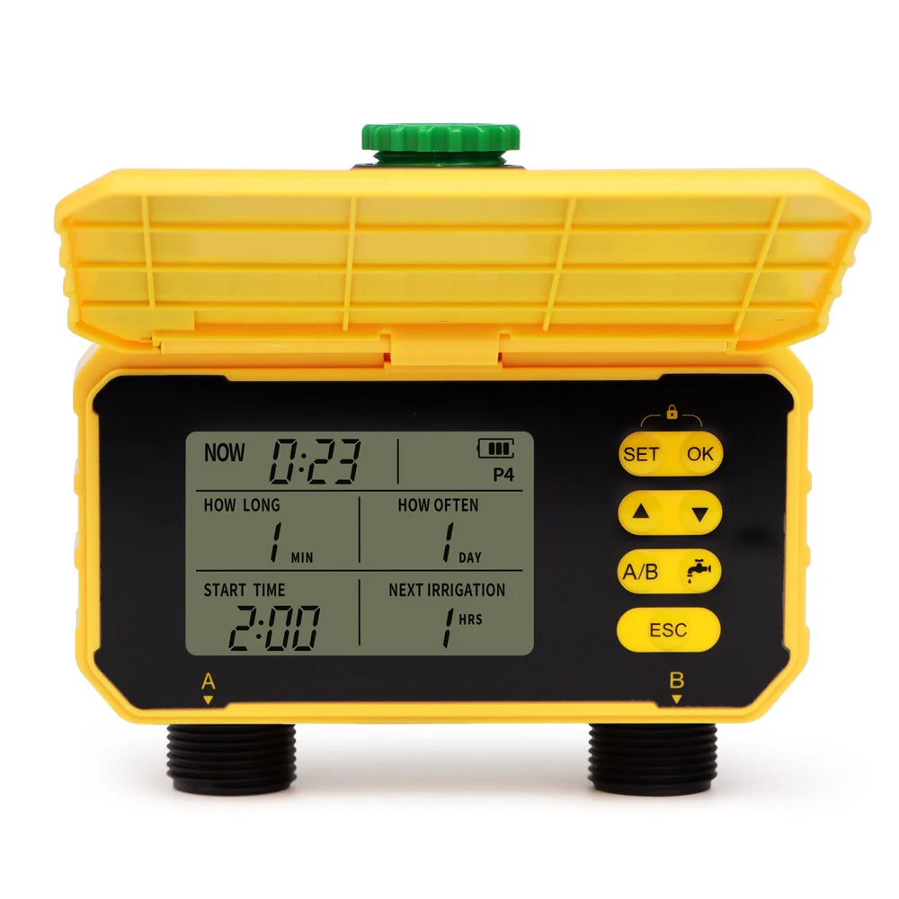 Solar Irrigation Synchronization Controller, Smart Existing System for Garden, Valve with Rain Sensor, WIFI