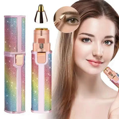 Portable 2 en 1 épilateur électrique rasoir de sourcils corps des femmes épilateur de lèvres du visage Rechargeable Mini rasoir indolore rasage rasoir