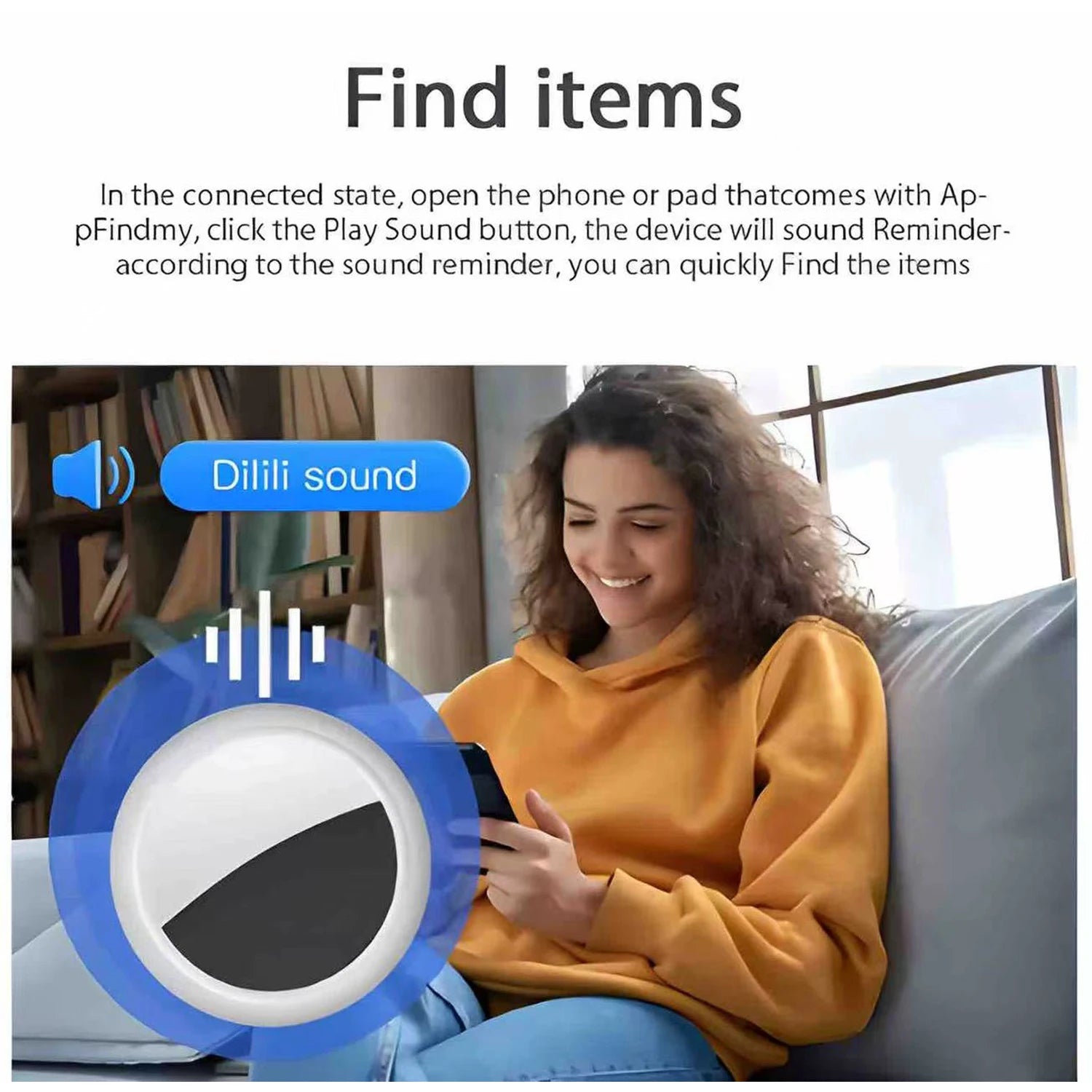 Localisateur intelligent de clé de traqueur de téléphone Airtag APP recherche avec alarme localisation en temps réel traqueur de positionnement pour enfants localisateur d'animaux de compagnie