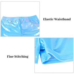 Justaucorps de gymnastique pour filles, vêtements de danse pour enfants avec short assorti, bandeau pour enfants