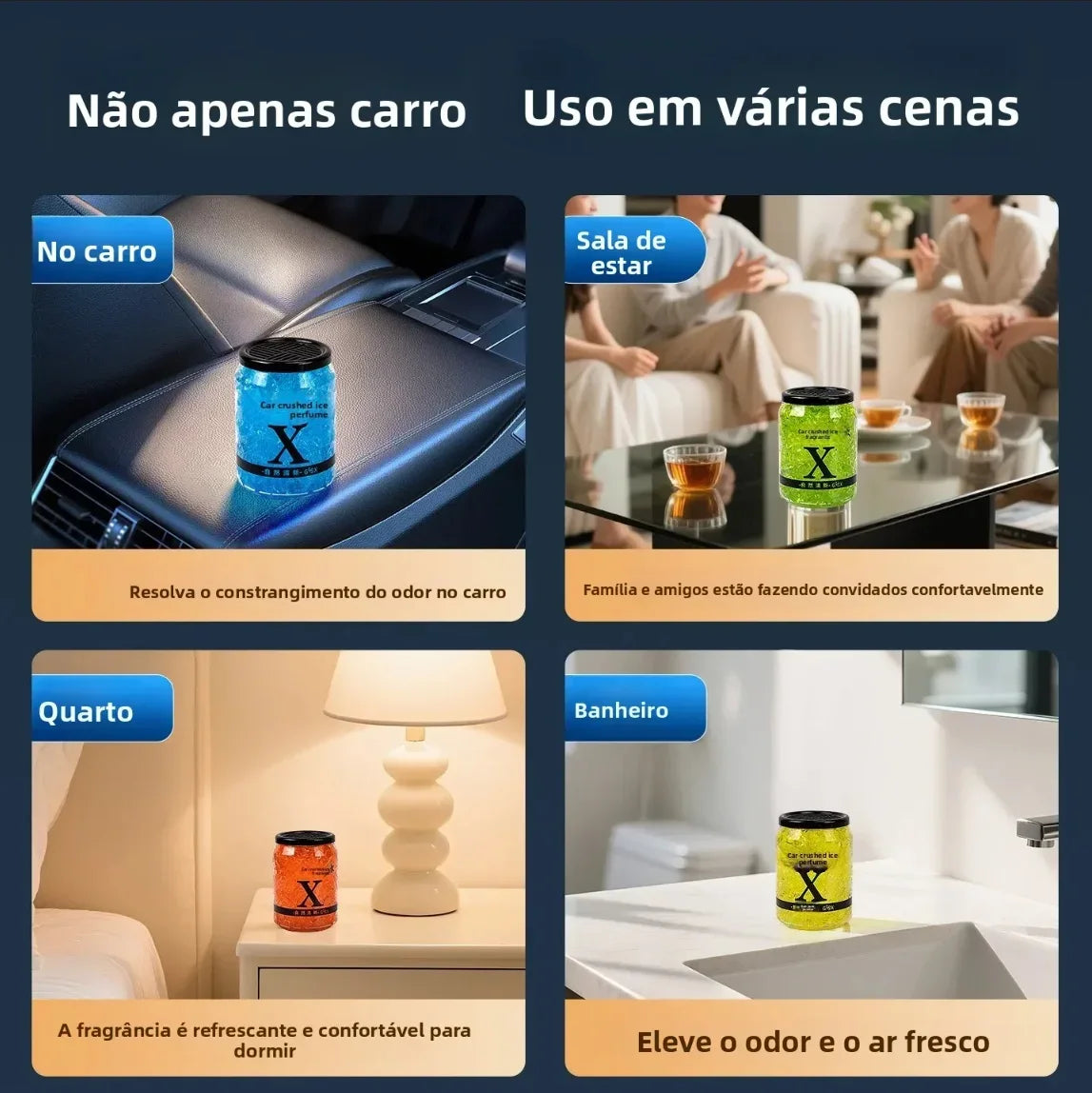 Désodorisant solide pour voiture, 220g, Gel déodorant Durable pour chambre à coucher, salon, salle de bain, armoire à chaussures, parfum général