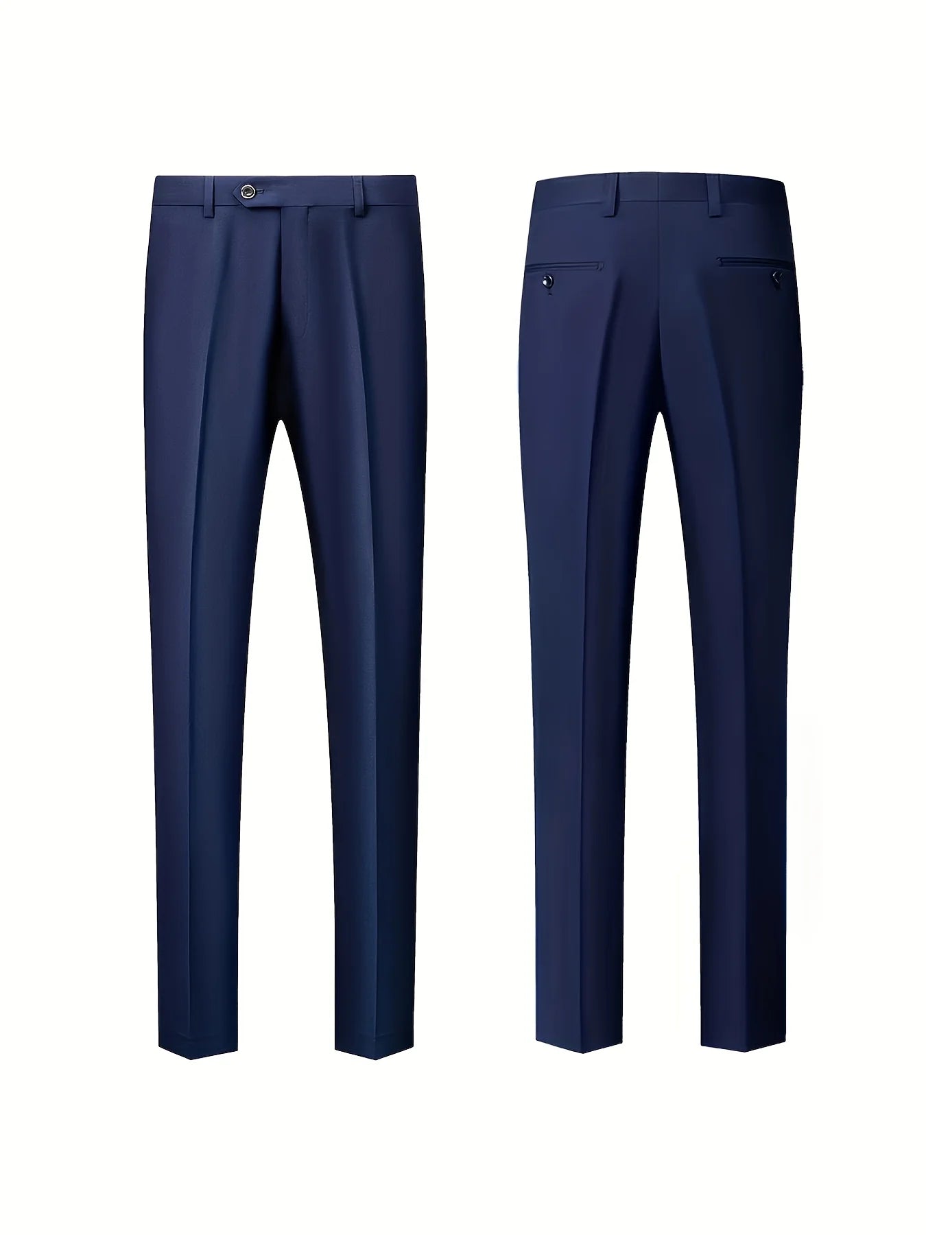 Men's 3-piece suit set, jacket + vest + trousers, fashionable and high quality, suitable for weddings, parties and formal occasions.