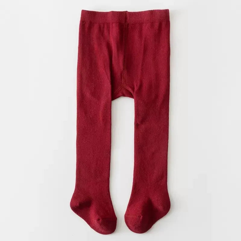 A pair of full-leg baby leggings suitable for boys and girls aged 0 to 4 years, available in five colors.