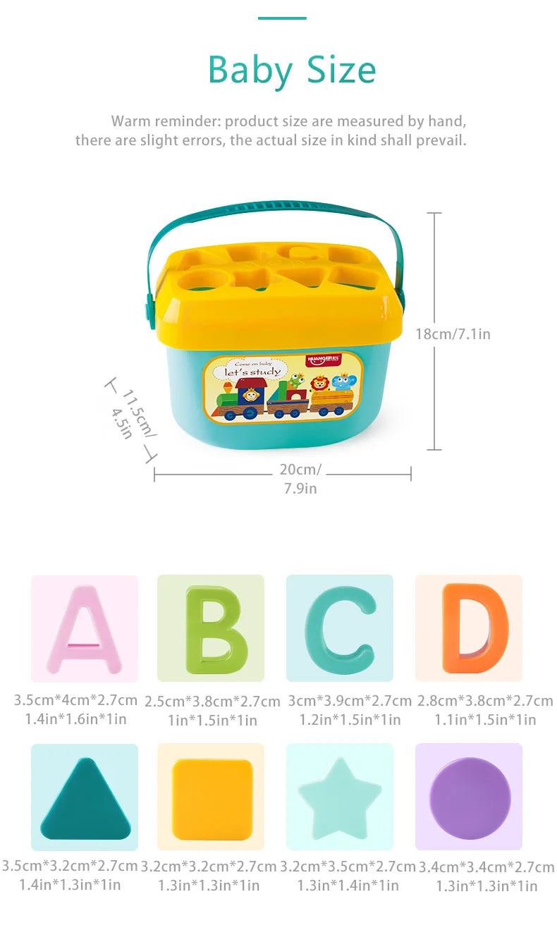 Puzzle jouet pour nourrissons et tout-petits, boîte d'association cognitive de couleur graphique pour éducation précoce