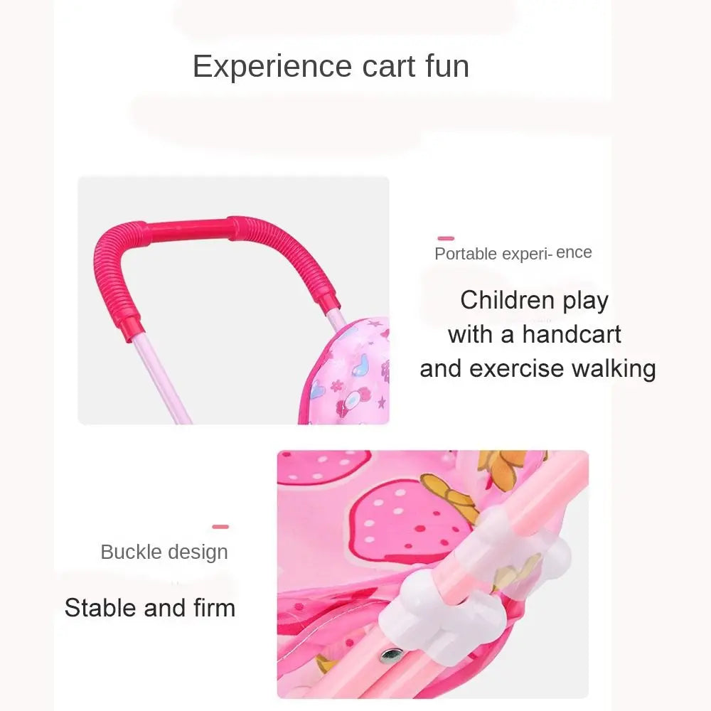 Poupées landau bébé poussette jouer jeu enfants maison accessoires meubles jouet semblant jouer jouet pour les tout-petits petites filles garçons enfants