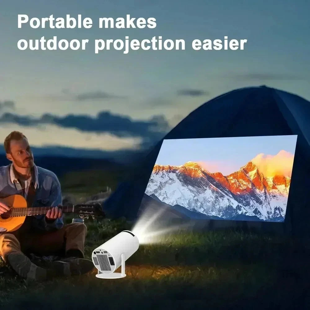 Projecteur de maison intelligente 1080P HDR10 4K pris en charge Mini projecteur Portable WiFi Bluetooth miroir d'écran projecteur de théâtre clé TV