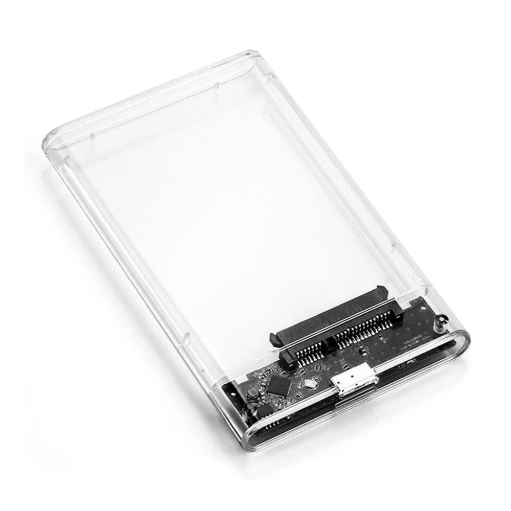 Boîtier de disque dur USB 3.0, boîtier de disque dur SATA SSD de 2.5 pouces avec vitesse de transfert de 5Gbps, boîtier externe Mobile, câble de boîtes de disque dur