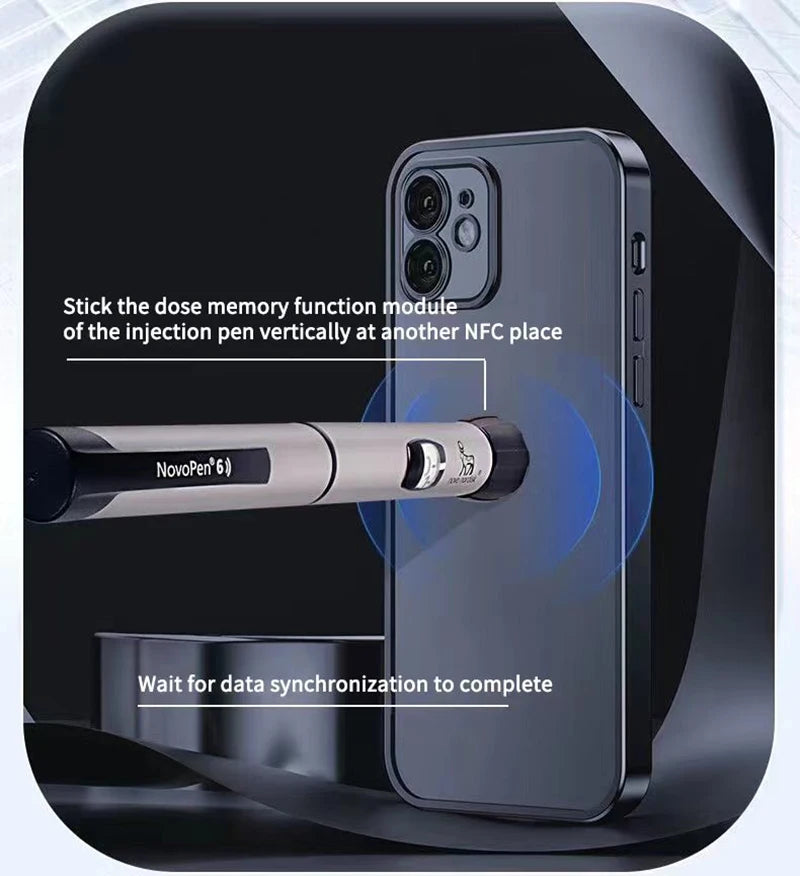 Novo Pen 6 Nordisk stylo d'injection d'insuline transportable Injection domestique 3ml compteur de glycémie diabète surveillance de la glycémie