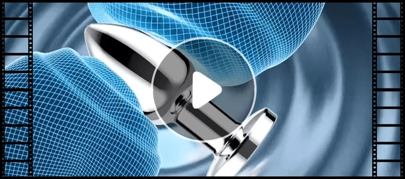 Adult sex toys, double-ended metal anal plug, couples' play, male and female anal dildo, G-spot massager, female SM plug masturbator