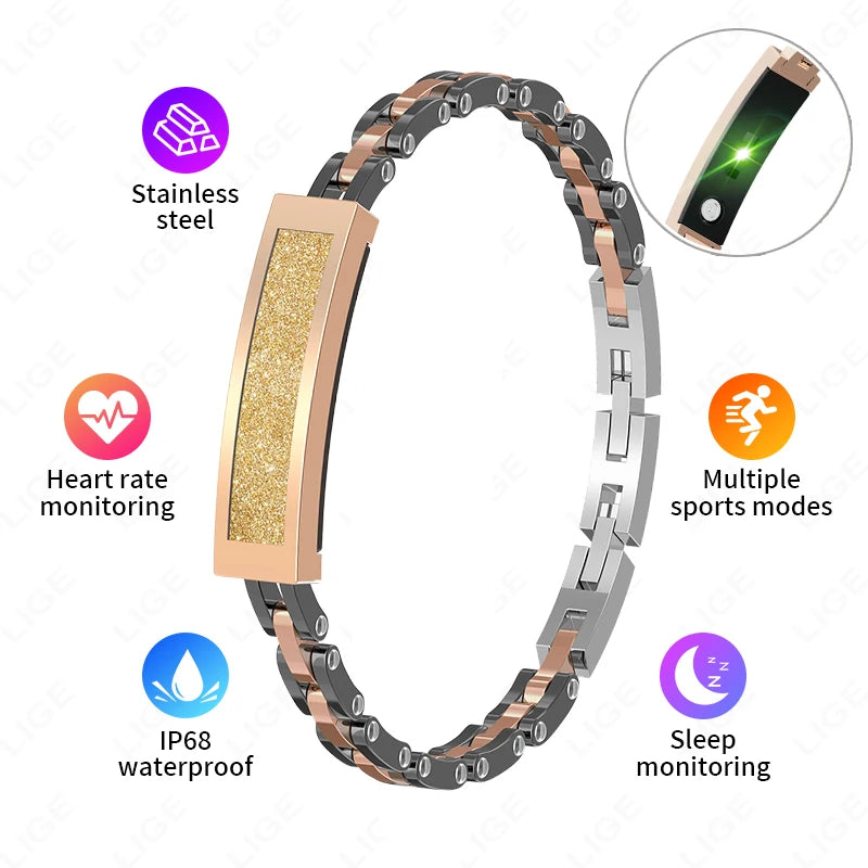 2025 nouvelle montre intelligente podomètre santé Bracelet intelligent femmes hommes sport Fitness étanche fréquence cardiaque surveillance du sommeil bracelets