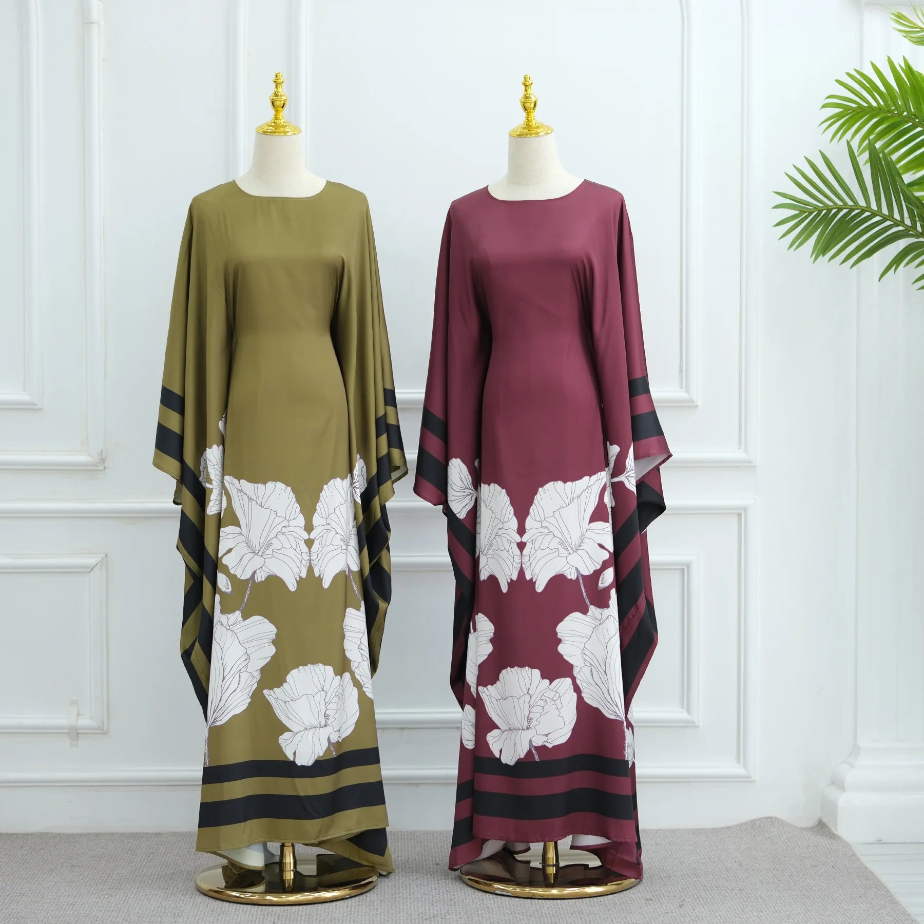Ramadan Kebaya Muslim Abaya Damen Dubai Luxury Caftan African Dresses for Women Turkey Islam Moroccan Caftan Muslim Women's Dress