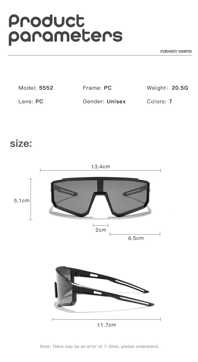 Lunettes de soleil de cyclisme en plein air pour enfants, pour garçons et filles, pour vtt, conduite, vélo, sport, escalade, lunettes de protection, UV400