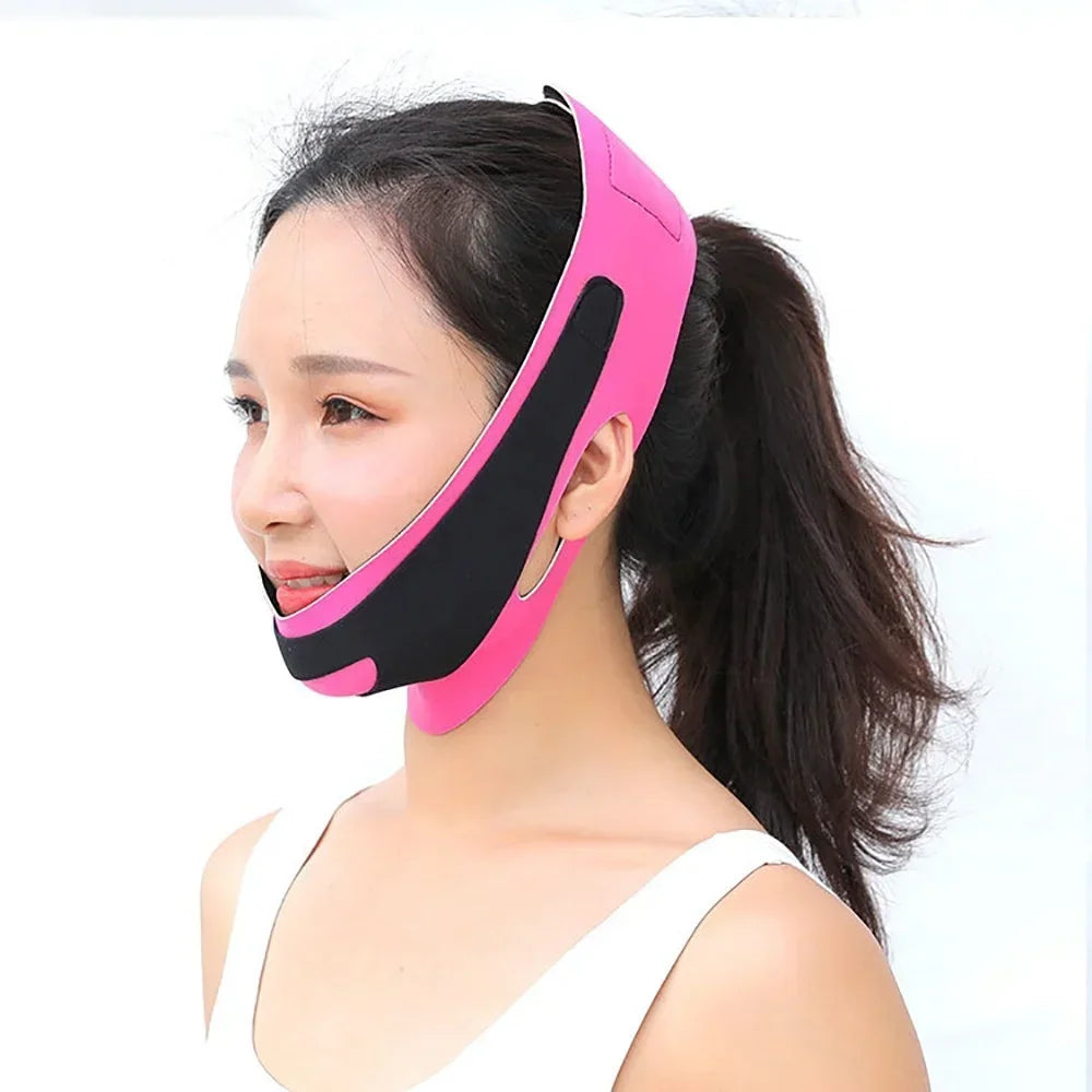 Bandage élastique amincissant pour le visage, ligne en V, façonnant le menton et les joues, ceinture de Massage du visage, soins de la peau, outils de beauté