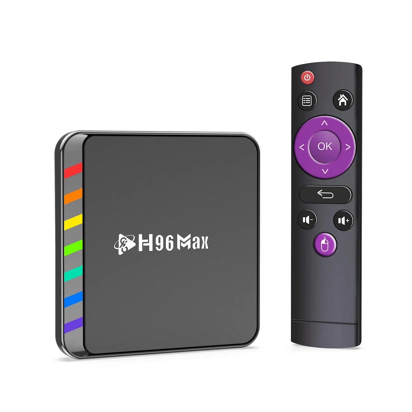 Boîte intelligente de TV Android 11 S905W2 4GB 32GB 64GB AV1 Quad Core WIFI6 4K H96 Max W2 Décodeur Media Player TV Box