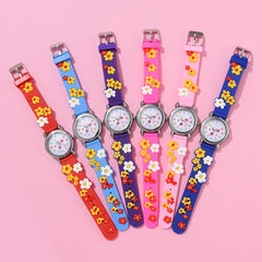 Nouveaux enfants montres dessin animé montres rose Silicone Quartz montre-bracelet cadeau d'anniversaire fille garçon enfants temps d'étude fille montre Reloj