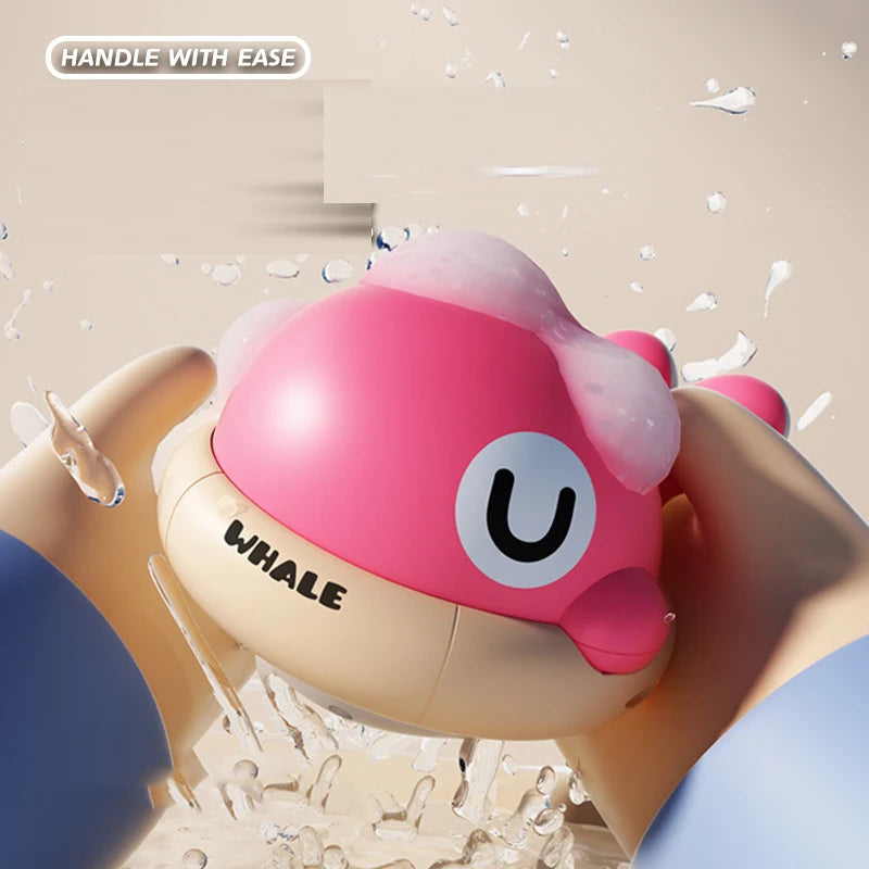 Jouets de bain pour bébé, jouets de bain pour enfants en bas âge, jouets de bain de baleine lumineuse, arroseur, Table d'eau de piscine, jouets pour nourrissons, fontaine de baignoire