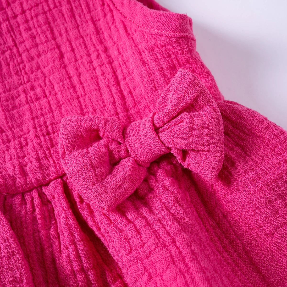 Costumes en mousseline de coton pour petites filles, couleur unie, gilet + short, ensemble de vêtements 2 pièces, sans manches, mignons et décontractés, tenues pour bébés filles