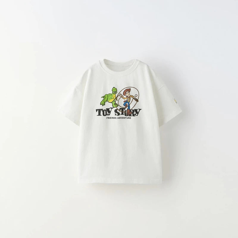 ChimBrand-T-shirt à Manches Courtes et Col Ras du Cou pour Enfant, Vêtement à Motif de Dessin Animé, à la Mode, pour Garçon, pour Été