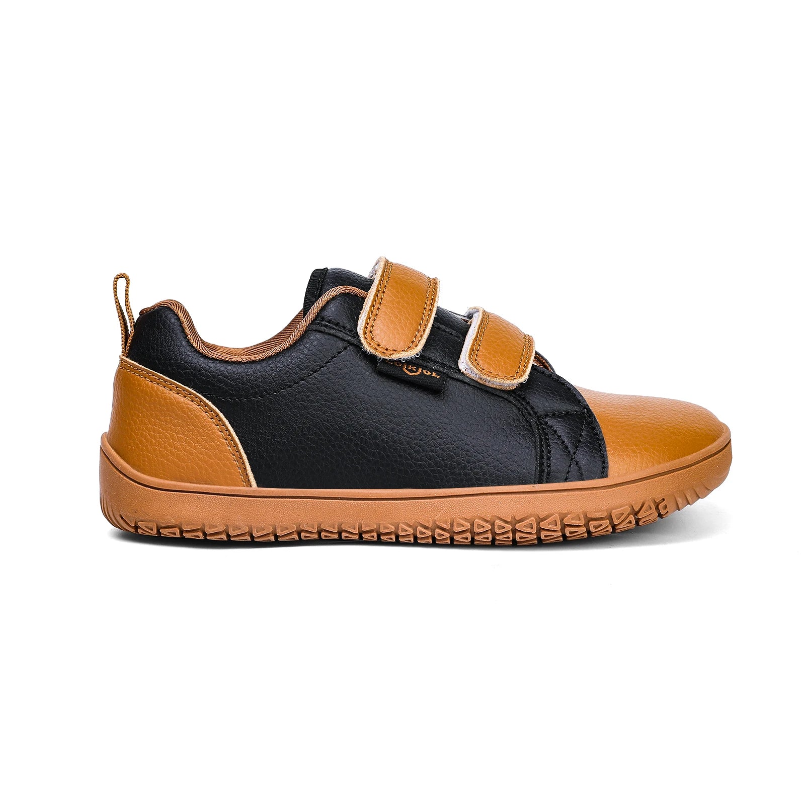 Chaussures Pieds Nus en Cuir Artificiel pour Garçon et Fille, Baskets Légères, Larges, Minimalistes, à la Mode, avec Boucle à Crochet, Plates de Marche