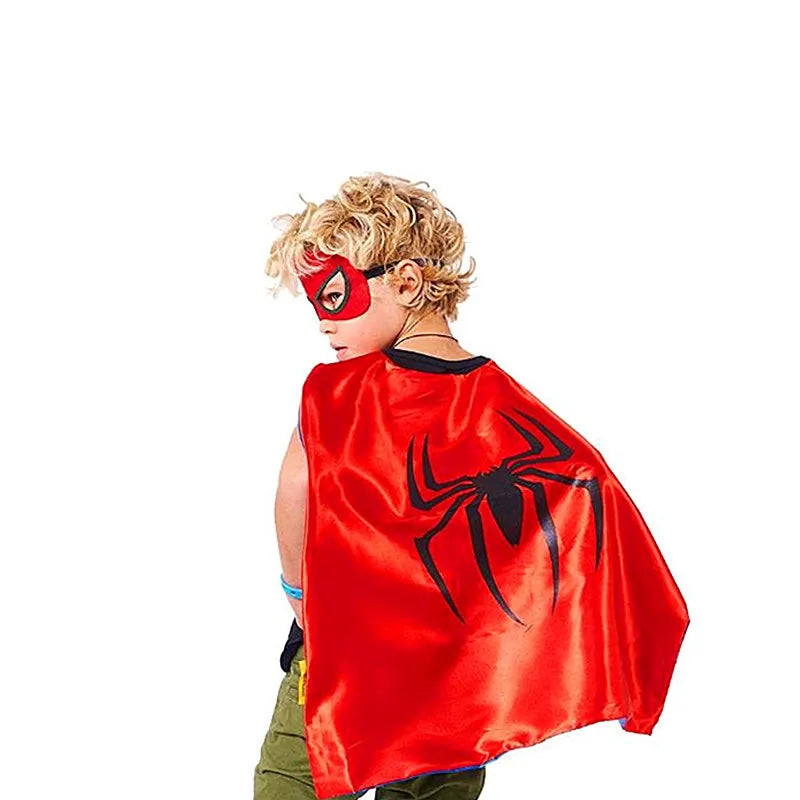 Capes de super-héros pour enfants de 3 à 10 ans, cadeaux pour garçons, Costumes habillés de dessin animé, fournitures de fête, cadeaux de pâques