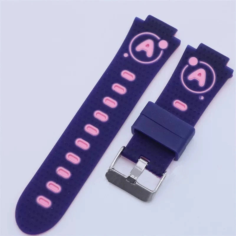 15mm enfants bracelet de montre Smartwatch enfants bracelet en Silicone bracelet de montre étanche bracelet Flexible universel réglable montre ceinture
