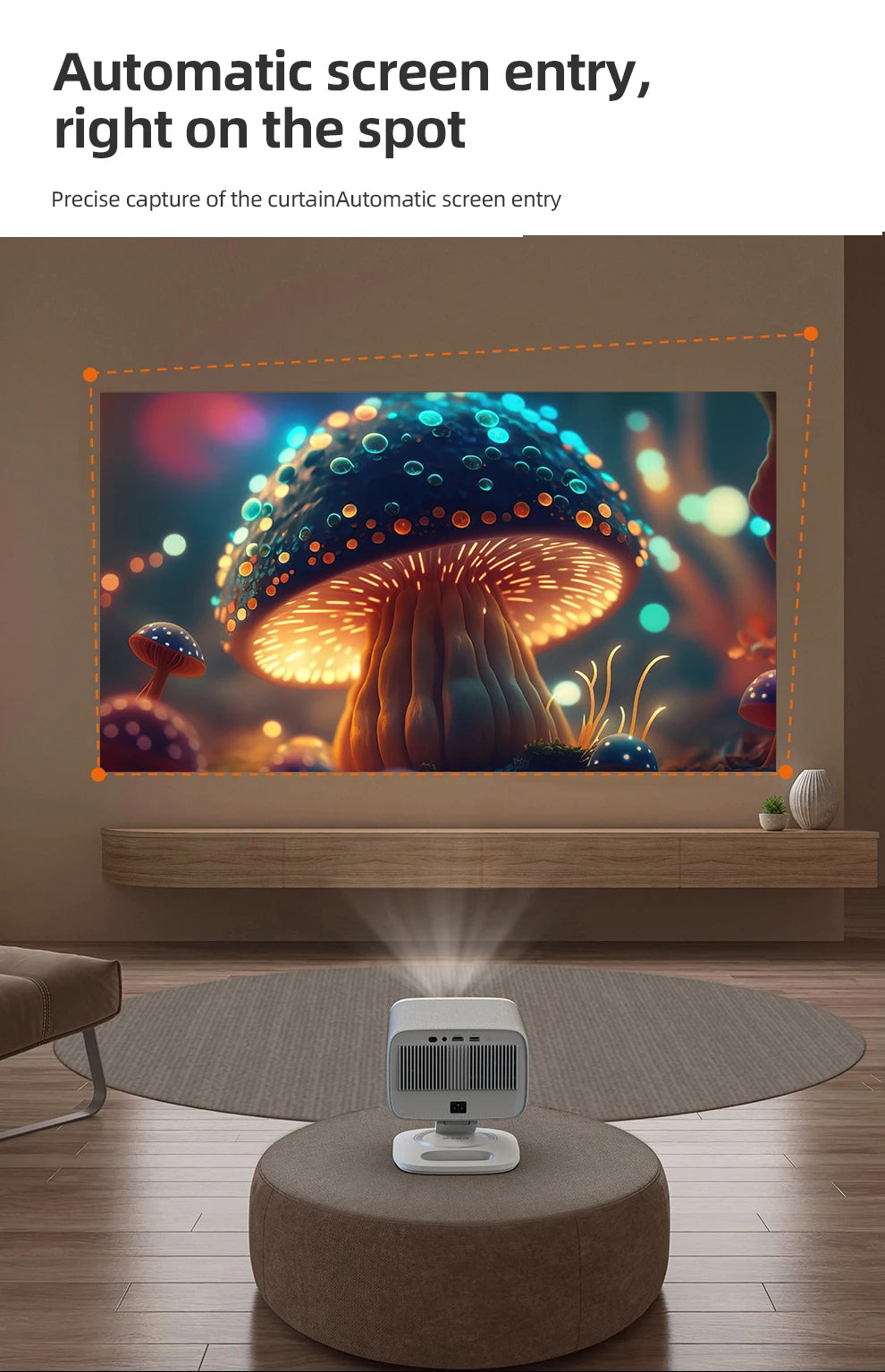 Projecteur d'origine Lenovo Xiaoxin 100P 1140 ANSI mise au point automatique Wifi6 cinéma maison intelligent 360 PTZ Support projecteur Portable 4K HD