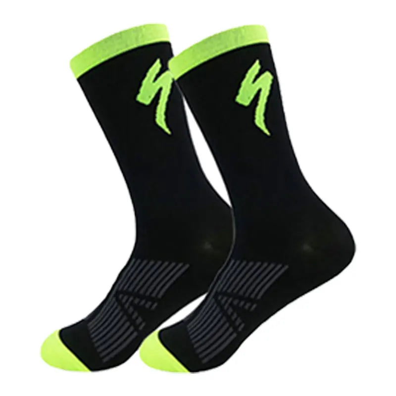 1 paire de chaussettes de sport antidérapantes, respirantes et absorbant la sueur, pour fitness, course à pied, basket-ball, football
