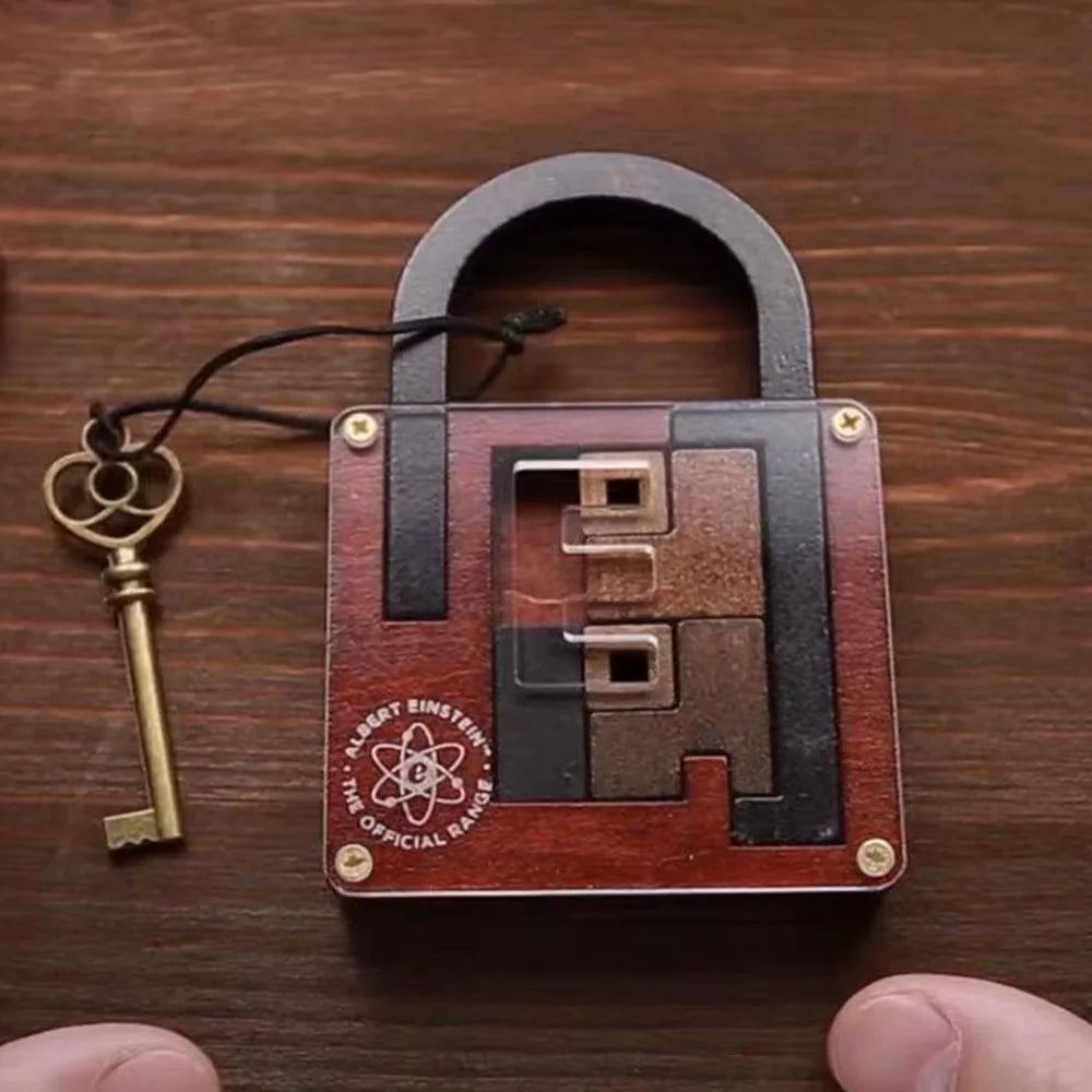 Jeu de puzzle casse-tête en bois classique et stimulant, jouet de défi avec verrouillage du qi parfait, cadeau pour le développement cognitif des enfants