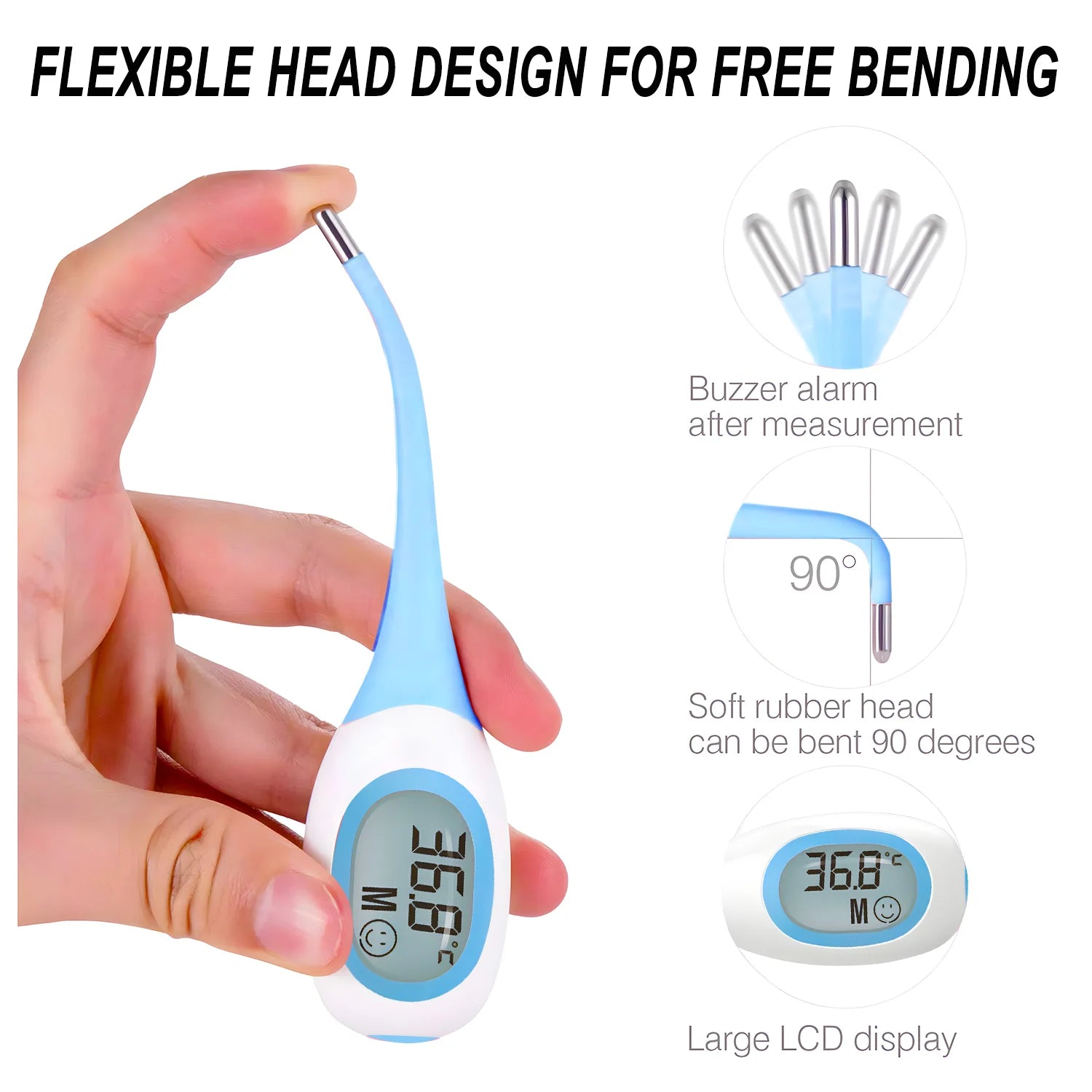 Thermomètre numérique front sans Contact bébé corps Termometro infrarouge LCD adulte fièvre IR moniteurs de santé domestique