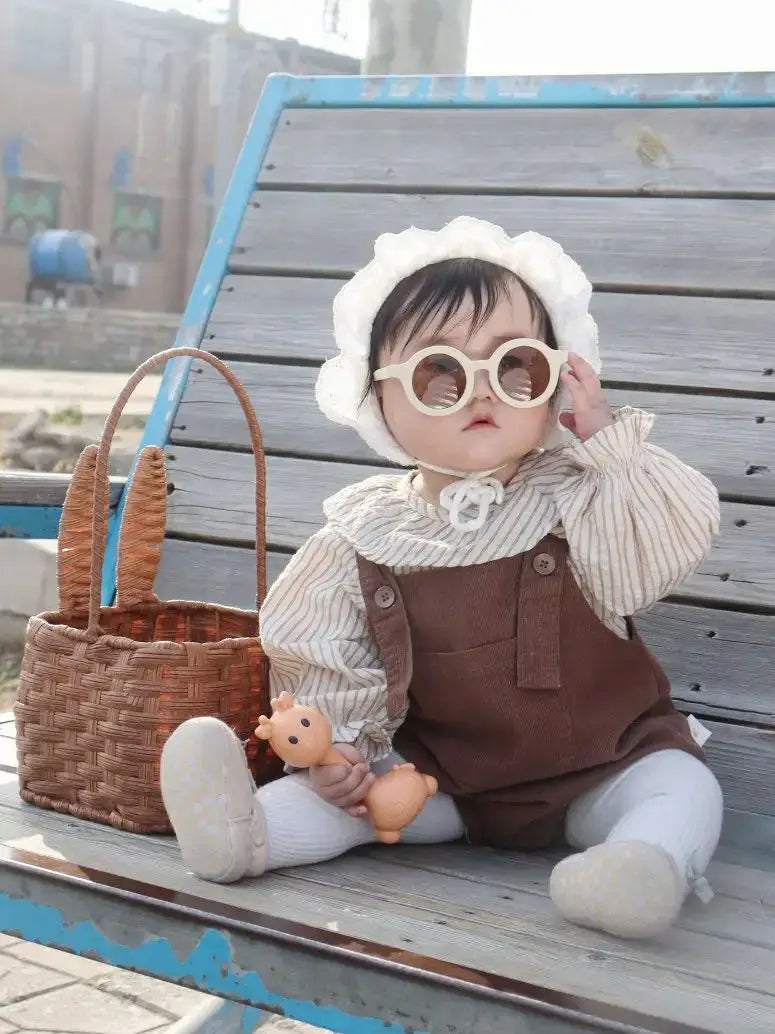 Lunettes de soleil mignonnes pour bébé, lunettes de soleil pour enfants, outil de photographie d'extérieur pour bébé, accessoires de photographie de cent jours
