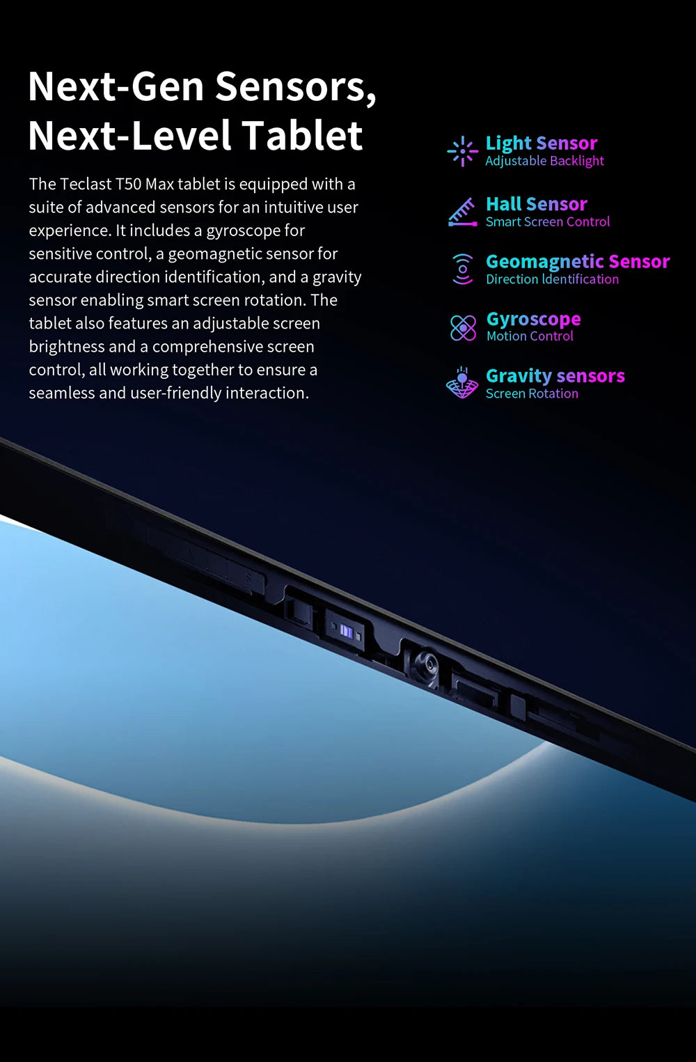 【Première mondiale】 Tablette Teclast T50 Max Écran 11" FHD 90 Hz Android 14 MediaTek G99 8 Go de RAM 256 Go ROM 8000 mAh Type-C Widevine L1