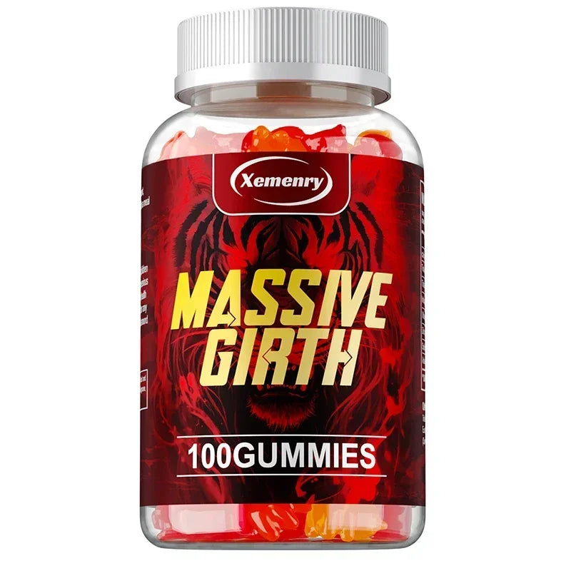 Accélère le métabolisme corporel, la production énergétique, améliore les performances - Gummies à circonférence massive pour hommes