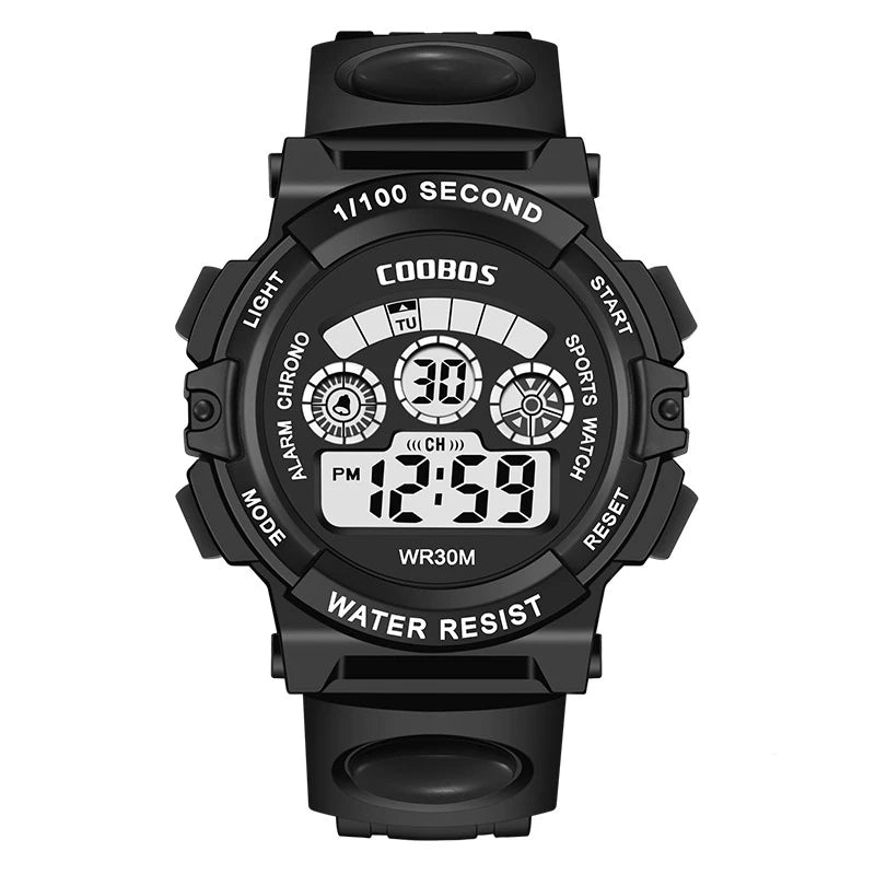 Sport enfants montres mode LED montres numériques pour enfants bracelet en Silicone étanche lumineux filles garçons horloge cadeau reloj niNo